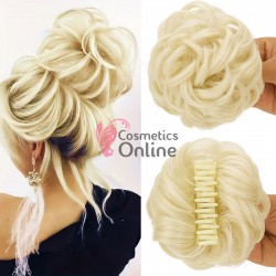 Coc modern din par artificial cu cleste AM10613A - Blond Deschis